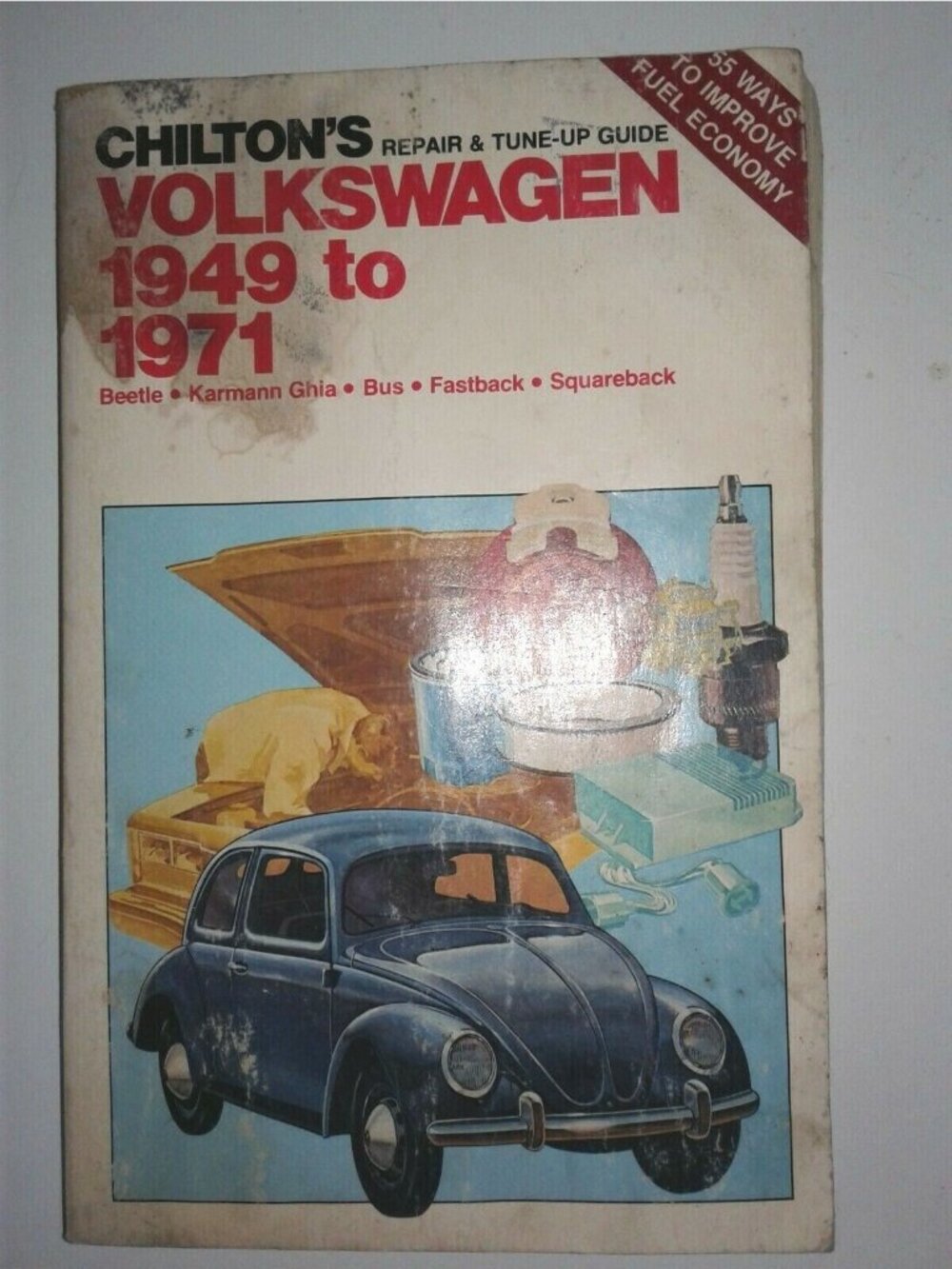 Book 1949 -1971  Volkswagen Chilton's Repair & Tune-Up Guide Beetle Ghia Bus Fas